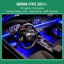 DIQ AMBIENT HONDA CIVIC XI mod. 2021> (Digital iQ Ambient Light for Honda Civic mod. 2021> with 18 Lights)