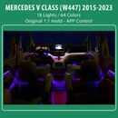 DIQ AMBIENT 8173 DIQ - BENZ V (W447) (Digital iQ Ambient Light for Mercedes V-Class (W447) mod. 2015-2024 with 18 Lights)