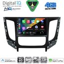 DIGITAL IQ BXK 19437_CPAA CLIMA (9inc) MULTIMEDIA TABLET for MITSUBISHI L200 mod. 2015-2019 with CLIMA
