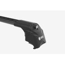 Μπάρες Οροφής Αυτοκινήτου Turtle Flush Rails Air2 (2009-8288) Αλουμινίου Μαύρες