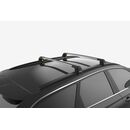 Μπάρες Οροφής Αυτοκινήτου Turtle Flush Rails Air2 (2009-8288) Αλουμινίου Ασημί