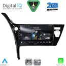 DIGITAL IQ RSD 1703B_CPA (10inc) MULTIMEDIA TABLET for TOYOTA AURIS mod. 2015-2021