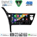 DIGITAL IQ BXK 19703B_CPAA (10inc) MULTIMEDIA TABLET for TOYOTA AURIS mod. 2015-2021