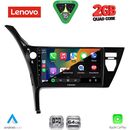 LENOVO LVD 2703B_CPA (10inc) MULTIMEDIA TABLET for TOYOTA AURIS mod. 2015-2021