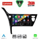 LENOVO LVF 5703B_CPA (10inc) MULTIMEDIA TABLET for TOYOTA AURIS mod. 2015-2021