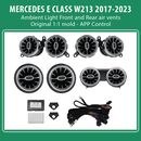 DIQ AMBIENT 8W213IB MERCEDES E AIR VENTS (Digital iQ Turbine Air Vent Ambient Light Kit MERCEDES CLASS W213 mod. 2020-2023)
