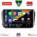 LENOVO LVE 8508_CPAA (10inc) MULTIMEDIA TABLET for PEUGEOT 208-2008 mod. 2012-2021