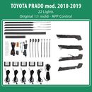 DIQ AMBIENT TOYOTA PRADO (J150) mod. 2010-2019 (Digital iQ Ambient Light for Toyota PRADO mod. 2010-2019 with 22 Lights)