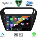 DIGITAL IQ RSD 1511BL_CPA (9inc) MULTIMEDIA TABLET for CITROEN ELYSEE – PEUGEOT 301 mod. 2013-2026 (BLACK)
