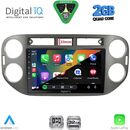 DIGITAL IQ RSD 1760GR_CPA (9inc) MULTIMEDIA TABLET for VW TIGUAN mod. 2011-2016 (GREY)