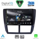DIGITAL IQ RSD 1662_CPA (9inc) MULTIMEDIA TABLET for SUBARU FORESTER - IMPREZA - XV mod. 2008-2013