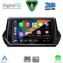 DIGITAL IQ RSD 1509_CPA (9inc) MULTIMEDIA TABLET for PEUGEOT 208 - 2008 mod. 2021-2026