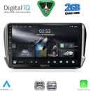 DIGITAL IQ RSD 1508_CPA (10inc) MULTIMEDIA TABLET for PEUGEOT 208-2008 mod. 2012-2021