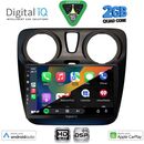 DIGITAL IQ BXC 3112_CPAA (9inc) MULTIMEDIA TABLET for DACIA DOKKER 2012-2022