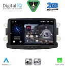 DIGITAL IQ BLF 333_CPA (8” DECK) MULTIMEDIA SYSTEM for DACIA mod. 2012-2019 - RN CAPTURE mod. 2013-2021