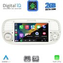 DIGITAL IQ BLE 365BG_CPA (7" DECK) MULTIMEDIA SYSTEM for FIAT 500 mod. 2007-2015 (BEIGE)