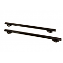 Μπάρες Οροφής Αυτοκινήτου Αλουμινίου Hermes K2AM 120cm Μαύρες