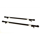 Μπάρες οροφής Αυτοκινήτου Hermes M8E / 130 cm (Kit T40New) Μαύρες Μεταλλικές