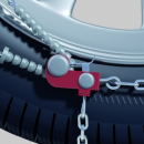 Πάχος Αλυσίδας 9mm Χειροκίνητο Τέντομα Κατάλληλη για Οχήματα με ABS/ESP Προστατεύει τις Ζάντες Σετ 2 Τεμαχίων