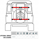 Βάση Ποδηλάτου Ρεζέρβας Αυτοκινήτου Fabbri Gringo Bici (2 Ποδήλατα)