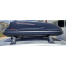 Μπαγκαζιέρα Οροφής Αυτοκινήτου Hermes Selo 400 lt Χρώμα Μαύρο Μάτ