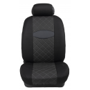 Ημικαλύμματα Εμπρόσθιων Καθισμάτων Αυτοκινήτου Ύφασμα Καπιτονέ HMC-203 2τμχ