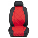 Ημικαλύμματα Εμπρόσθιων Καθισμάτων Αυτοκινήτου Δερματίνη Καπιτονέ HMD-F24 2τμχ