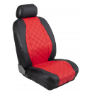 Ημικαλύμματα Εμπρόσθιων Καθισμάτων Αυτοκινήτου Δερματίνη Καπιτονέ HMD-F24 2τμχ