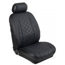 Ημικαλύμματα Εμπρόσθιων Καθισμάτων Αυτοκινήτου Δερματίνη Καπιτονέ HMD-F44 2τμχ