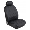 Ημικαλύμματα Εμπρόσθιων Καθισμάτων Αυτοκινήτου Δερματίνη Καπιτονέ HMD-F4 2τμχ