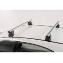 Μπάρες Οροφής Αυτοκινήτου Menabo Delta Αλουμινίου Ασημί 123 cm SET (203.1250 - dlfix201)