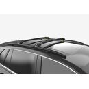 Μπάρες Οροφής Αυτοκινήτου Turtle Roof Rails Air1 (1001-9898) Αλουμινίου Μαύρες