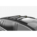 Μπάρες Οροφής Αυτοκινήτου Turtle Roof Rails Air1 (1001-9096) Αλουμινίου Μαύρες