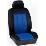 Πλήρες Σετ Καλύμματα Καθισμάτων Αυτοκινήτου Τρυπητά Αεριζόμενα R' Χρώματος Μπλέ Ρουά-Μαύρο