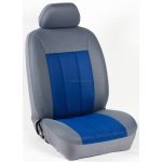 Πλήρες Σετ Καλύμματα Καθισμάτων Αυτοκινήτου Τρυπητά Αεριζόμενα R' Χρώματος Μπλέ Ρουά-Γκρί