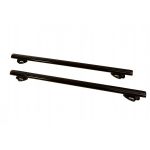 Μπάρες Οροφής Αυτοκινήτου Αλουμινίου Hermes K2AM 120cm Μαύρες