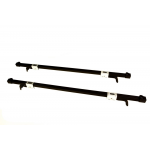 Μπάρες οροφής Αυτοκινήτου Hermes M8F / 150 cm (Kit T46) Μαύρες Μεταλλικές