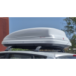 Μπαγκαζιέρα Οροφής Αυτοκινήτου Hermes Selo 400 lt Χρώμα Λευκό Μάτ