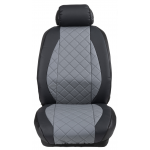 Ημικαλύμματα Εμπρόσθιων Καθισμάτων Αυτοκινήτου Δερματίνη Καπιτονέ HMD-F54 2τμχ