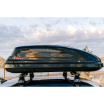 Μπαγκαζιέρα Οροφής Αυτοκινήτου Hermes Selo 400 lt Χρώμα Μαύρο Γυαλιστερό