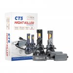 ΛΑΜΠΕΣ LED CT5 HB4 SHORT 100W WHITE 6500K NIGHT KILLER CARTECH