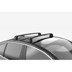 Μπάρες Οροφής Αυτοκινήτου Turtle Roof Rails Air3 (3001-9898) Αλουμινίου Μαύρες