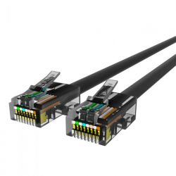 CABLE,CAT6,STP,RJ45M/M,2M,BLK,PATCH,SNAGLESS