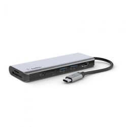 BELKIN AVC009btSGY MULTIPORT HUB, USB-C 7-IN-1