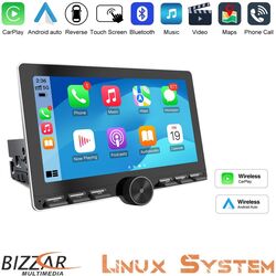 Bizzar 1DIN Deck Multimedia Deckless 11 με Carplay/AndroidAuto CA106W