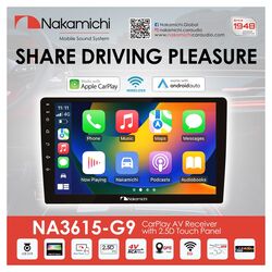 Nakamichi NA3615-W9 Multimedia Station 9″ Με Wireless Carplay & Android Auto