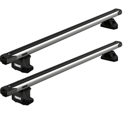 Μπάρες Οροφής Αυτοκινήτου Thule Slide Bar Evo Αλουμινίου (SET) 710700 / 892000 (144cm) / 187055