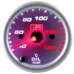 Όργανο Θερμοκρασίας Λαδιού Auto Gauge 52mm 7 Colors