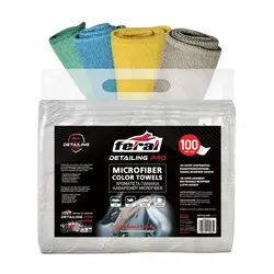 Πετσέτες Microfiber Feral Detailing Pro 40x30cm 230gsm Χρωματιστά 1τμχ