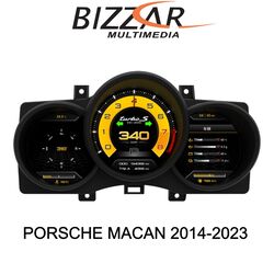 Bizzar Digital Cluster PORSCHE MACAN 2014-2023 Digital HD LCD Instrument Cluster 12.3 με Carplay | HDMI in